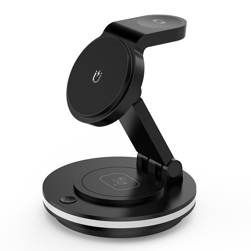 Support de charge sans fil magnétique pliant