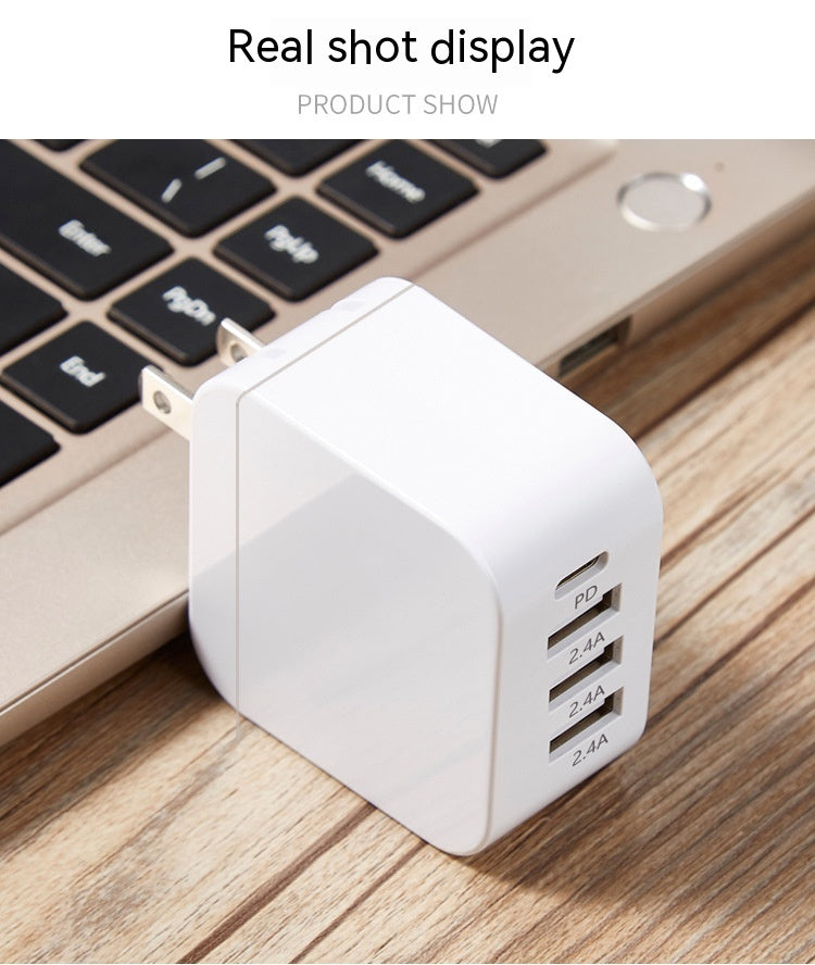 Chargeur de téléphone portable Pd20w Chargeur USB Adaptateur multiports Pse Chargeur 30W