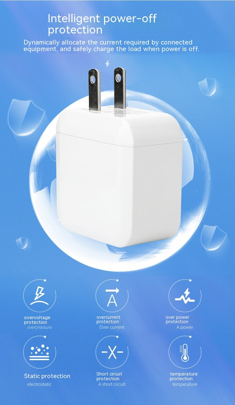Chargeur de téléphone portable Pd20w Chargeur USB Adaptateur multiports Pse Chargeur 30W