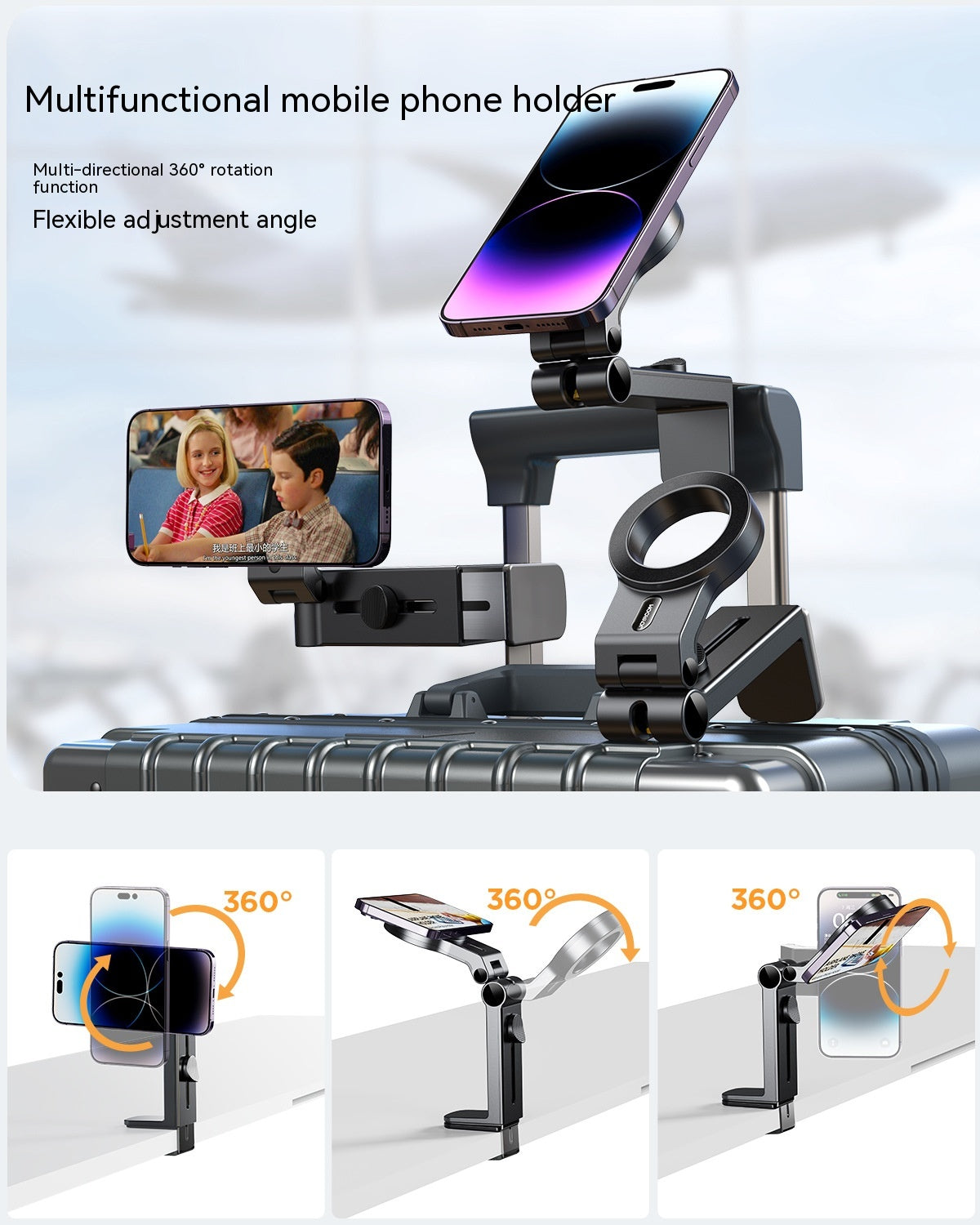 Universal Magnetic Travel Mobile Phone Holder Bureau
