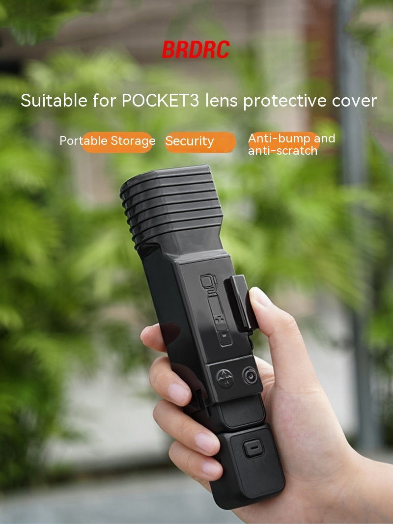 BRDRC Applicable à OSMO POCKET 3 Lens Cover Scratch Protection Cover Accessoires