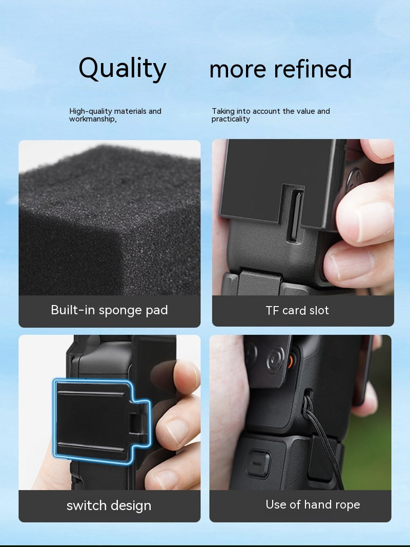 BRDRC Applicable à OSMO POCKET 3 Lens Cover Scratch Protection Cover Accessoires