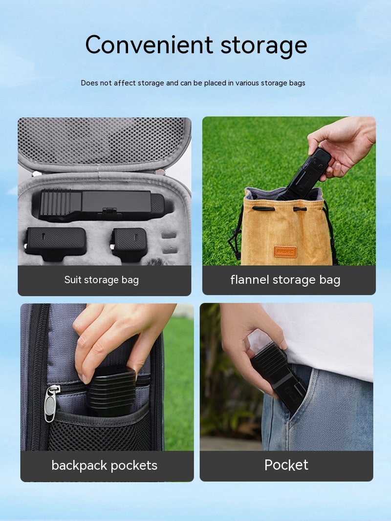 BRDRC Applicable à OSMO POCKET 3 Lens Cover Scratch Protection Cover Accessoires