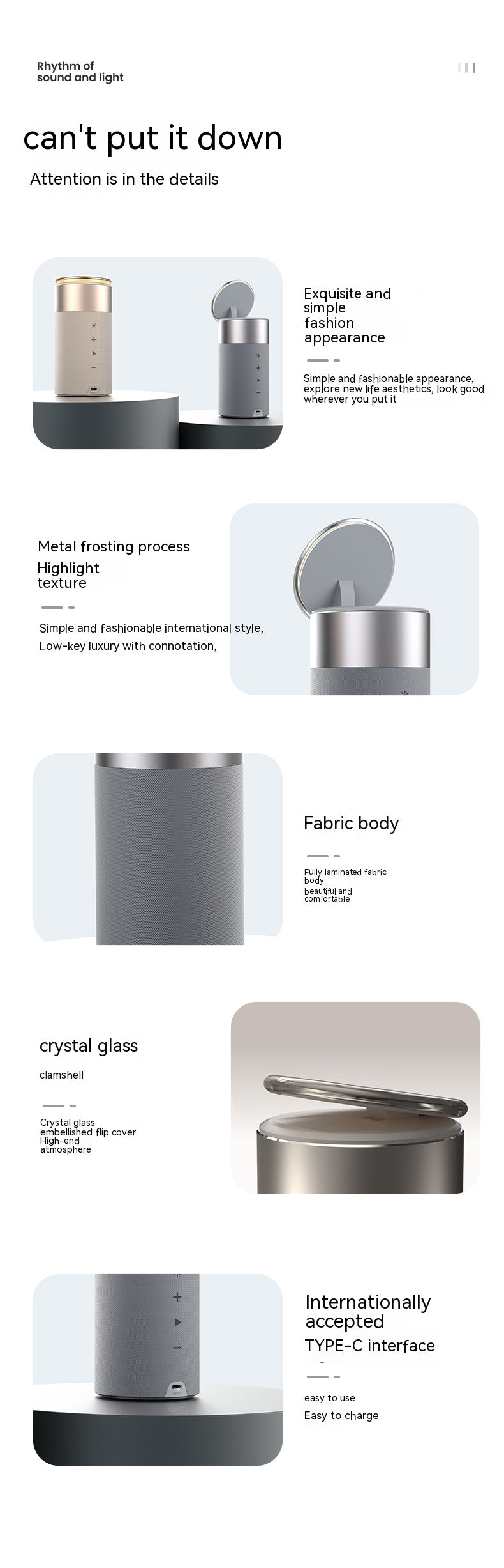 Earphone Cellphone Magnetic Audio Petit Portable Home Office Chargeur sans fil extérieur