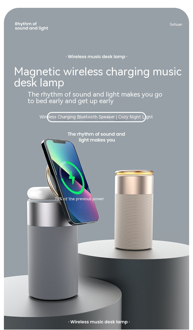 Earphone Cellphone Magnetic Audio Petit Portable Home Office Chargeur sans fil extérieur