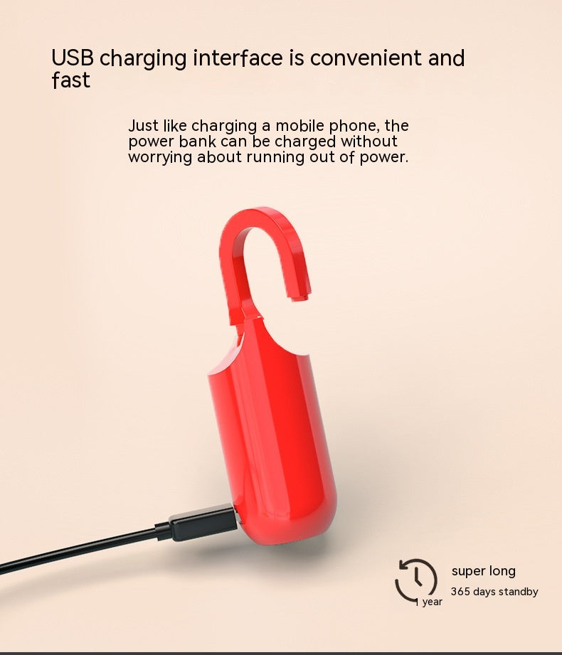 Serrure d'empreinte digitale du sac de charge USB