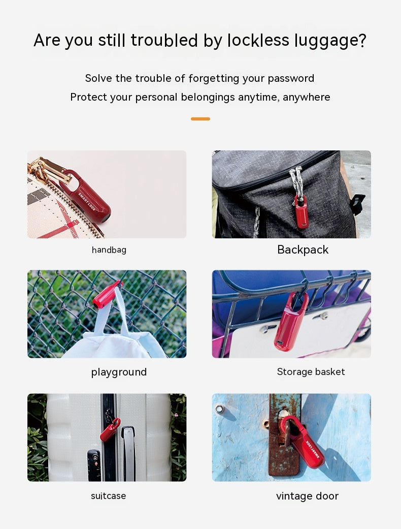Serrure d'empreinte digitale du sac de charge USB