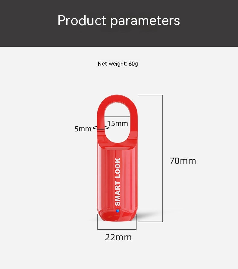 Serrure d'empreinte digitale du sac de charge USB