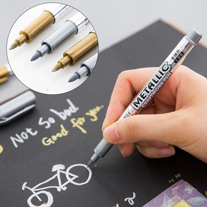 Baoke 550 Gold and Silver Metallic Marker