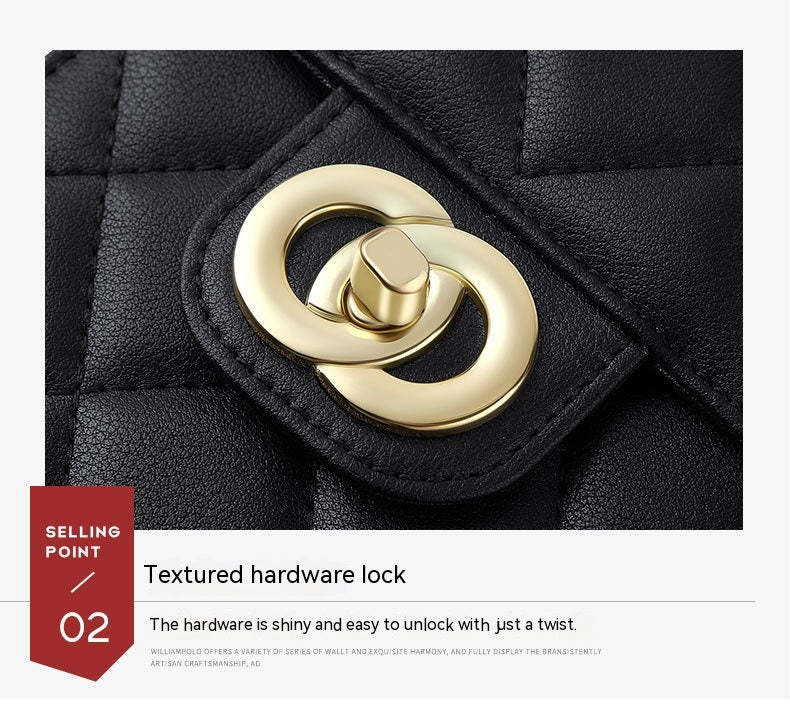 Mini en cuir pour femmes Sac de téléphone portable classique Sac Messenger