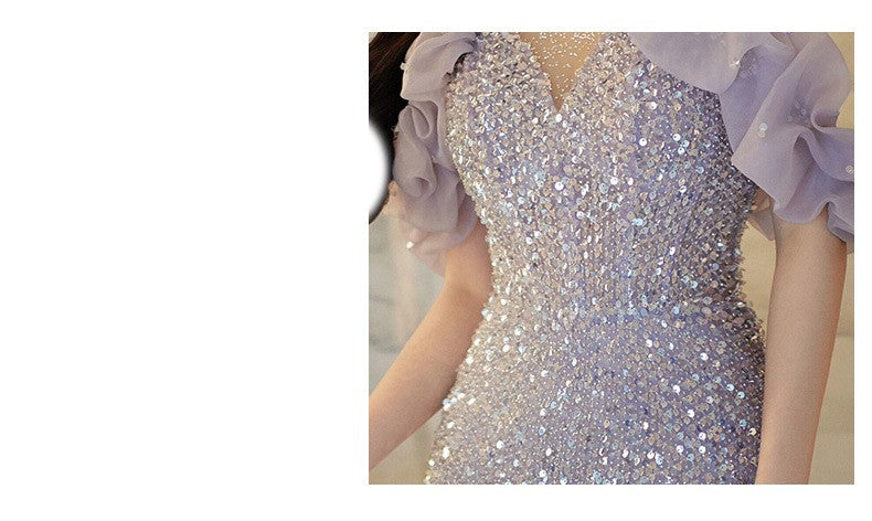 Style français de Halter Gown pour femmes