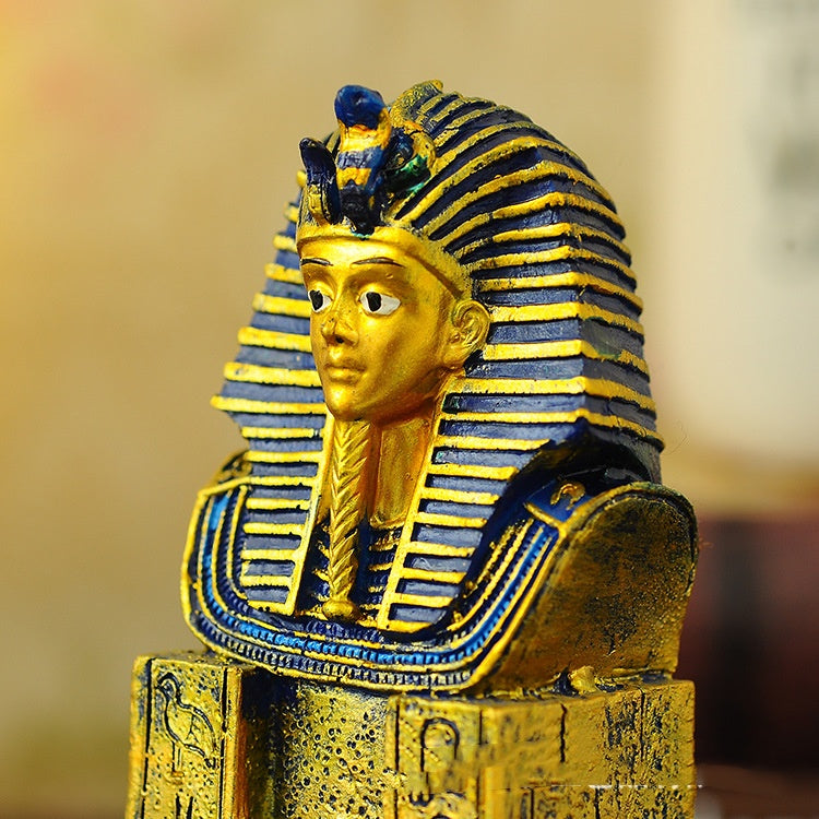 Creative Ancient Egypt Backflow Incense Burner Resin Crafts Accueil Bouddha Ornement