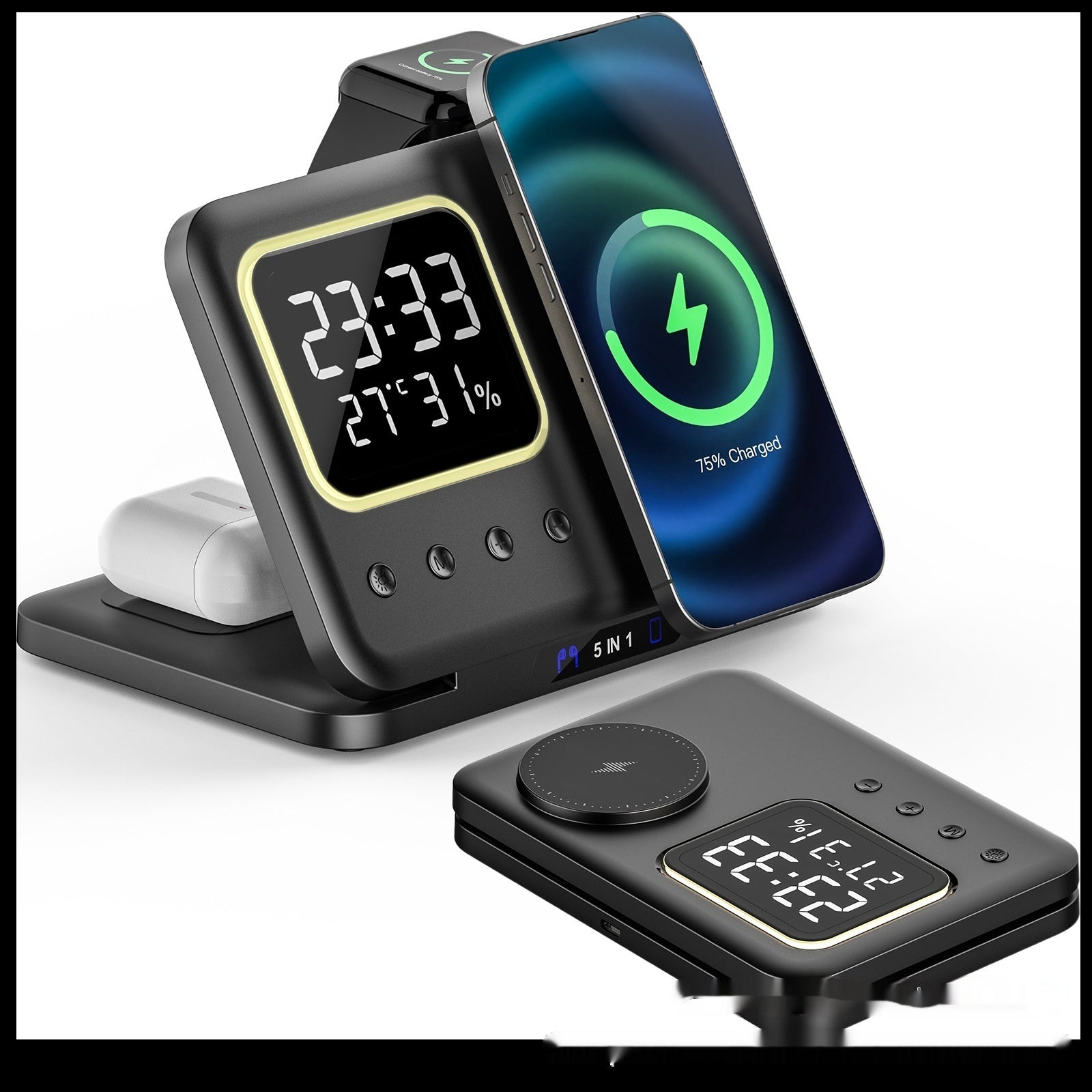 Chargeur magnétique de la montre de téléphone mobile pour la température de la broche multifonction