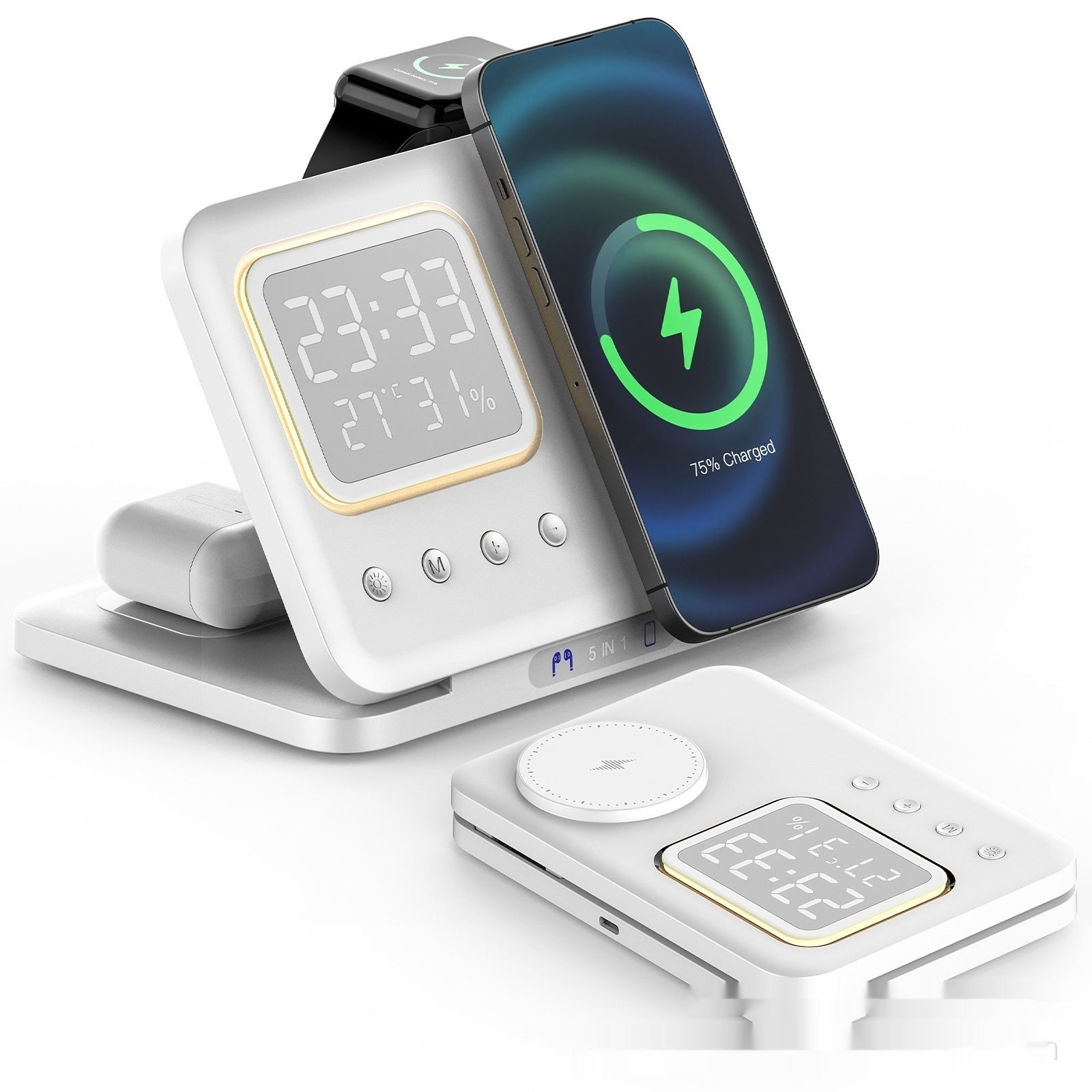 Chargeur magnétique de la montre de téléphone mobile pour la température de la broche multifonction