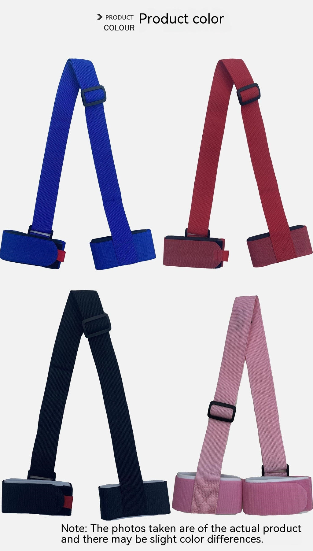 Bande de ski à couture fixe Bracelet à épaule réglable en double planche portable