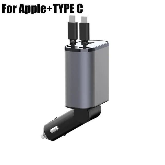 Affichage numérique Chargeur Adaptateur USB Cigarette Lighter One to Four