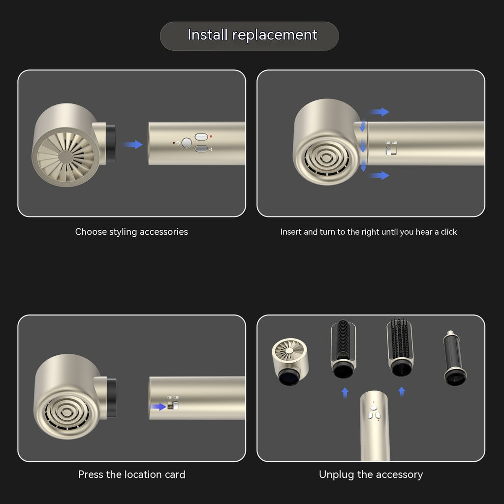 Soins capillaires multifonctionnels Séchoir à cheveux automatique