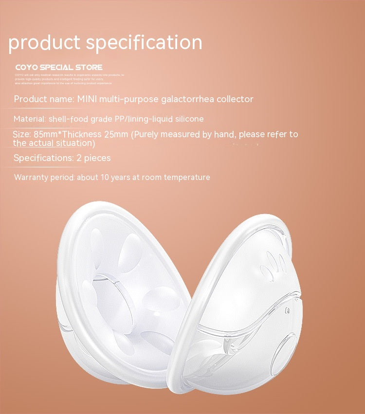 Lait maternel de silicone collecteur multi-usages anti-overflow lait blocage lait résistant aux fuites N