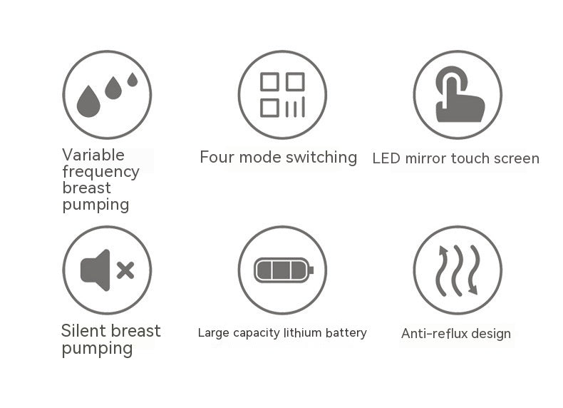 Dispositif de stockage de lait électrique sans mains Portable