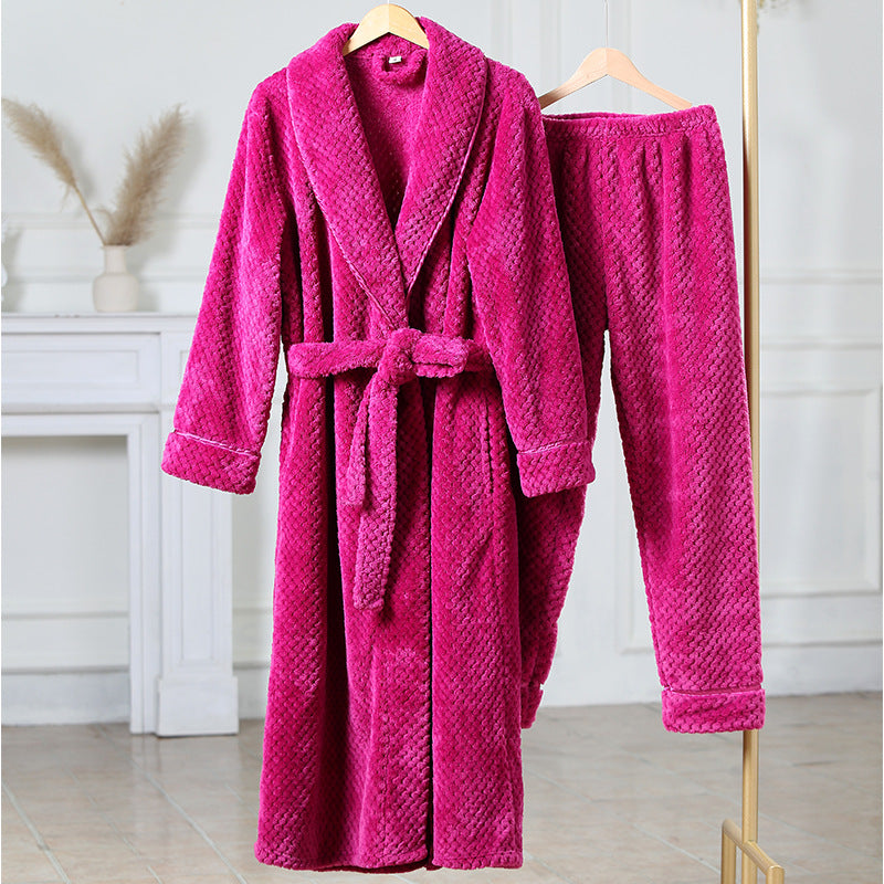 Costume confortable de pyjama thermique Flannel