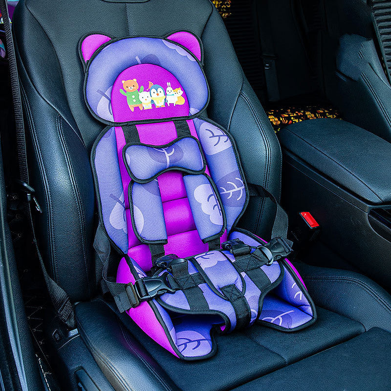 Removable and washable baby car seat
