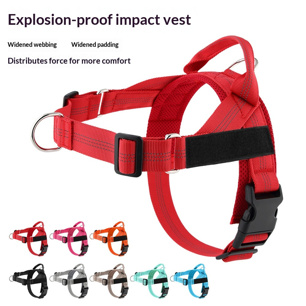 Easy-to-cover Lightweight Dog Breast Strap Hand Holding Rope