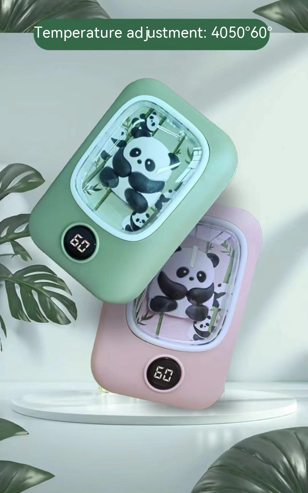 Chauffe-mains Panda Grande capacité Chauffe-mains rechargeables Chauffe-mains Chauffe-mains deux en un Grand Capa