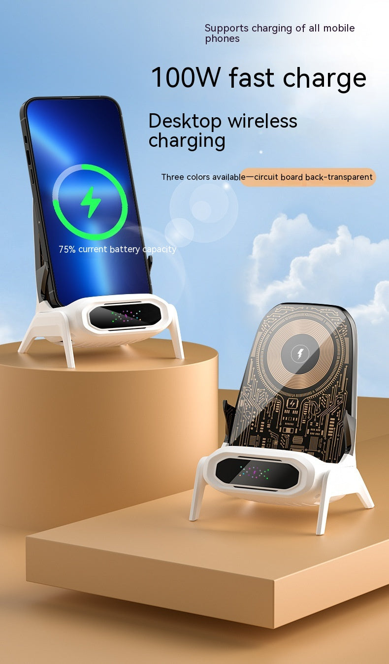 Porte-téléphone mobile pour petite chaise transparente sans fil