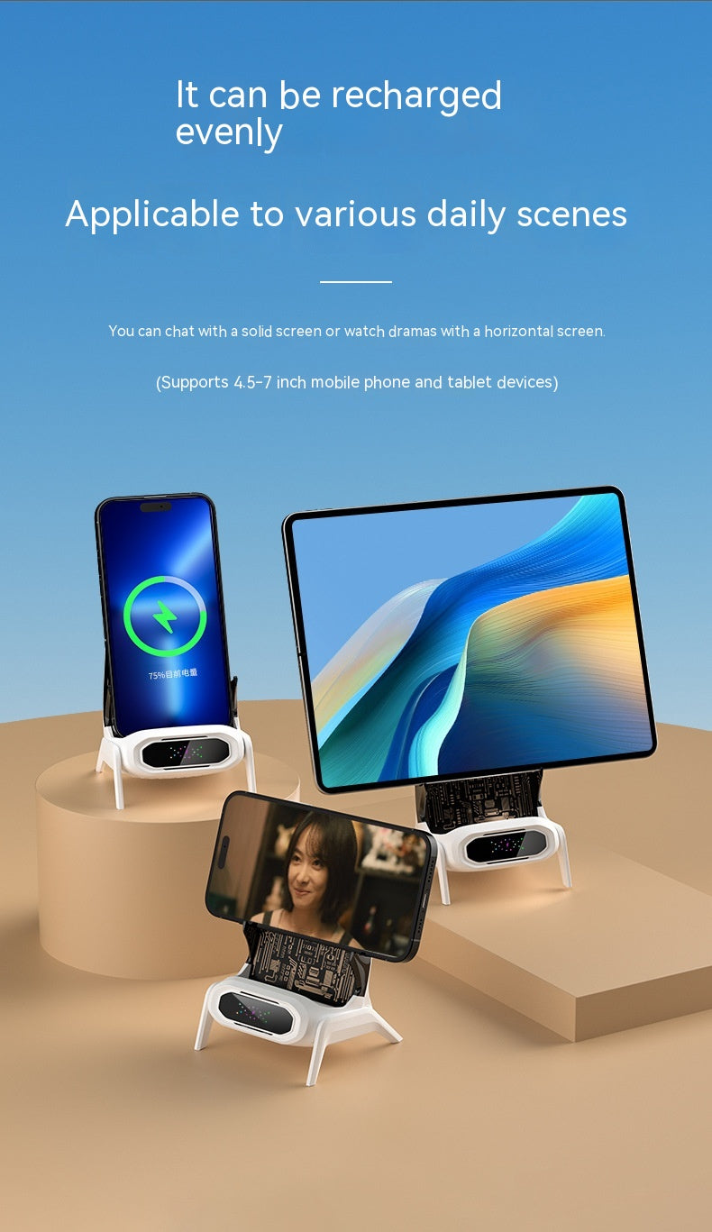 Porte-téléphone mobile pour petite chaise transparente sans fil