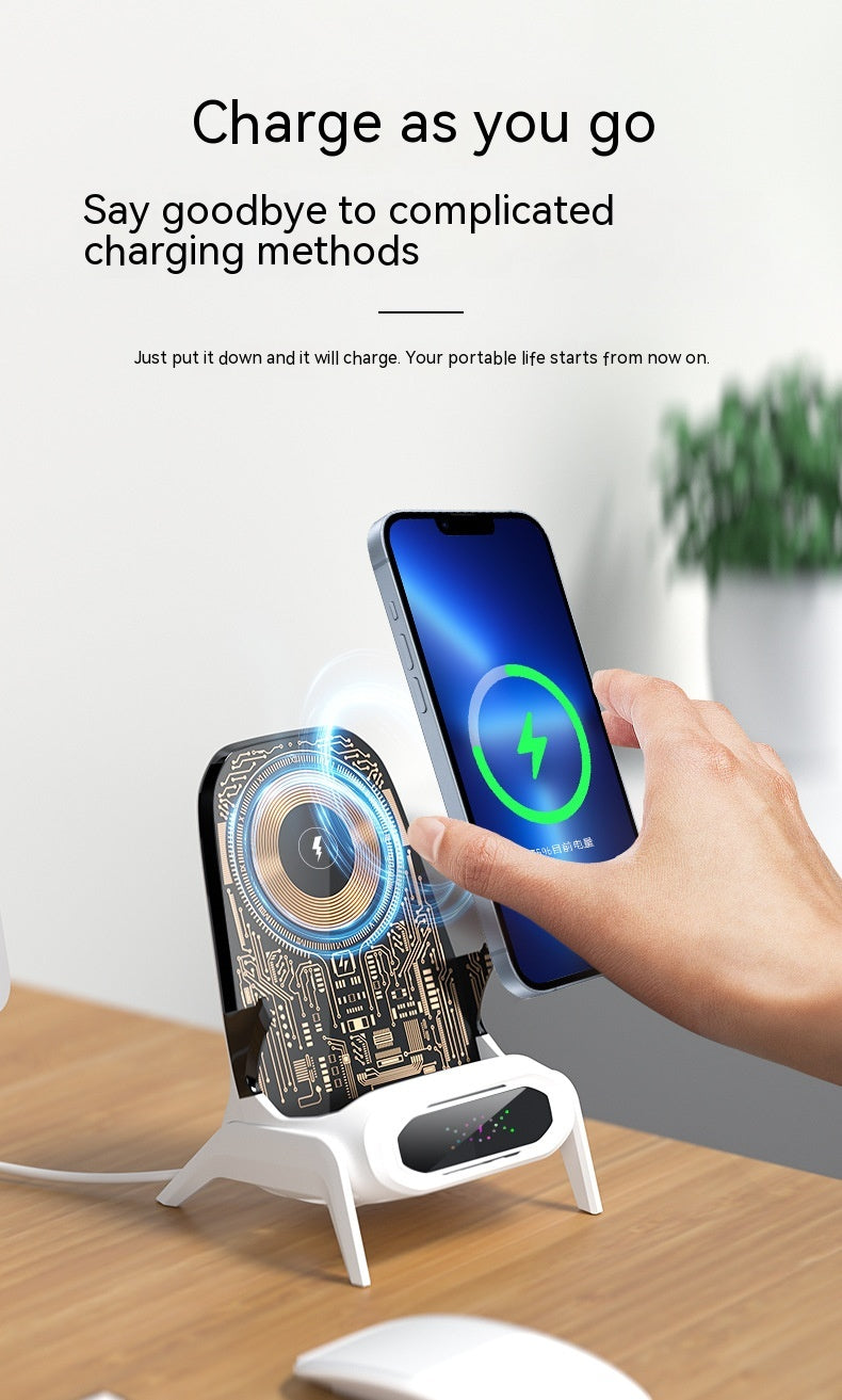 Porte-téléphone mobile pour petite chaise transparente sans fil
