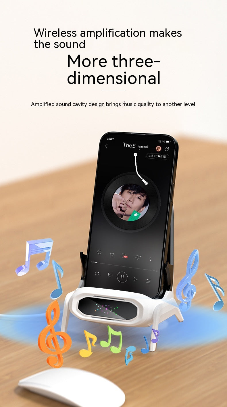 Porte-téléphone mobile pour petite chaise transparente sans fil