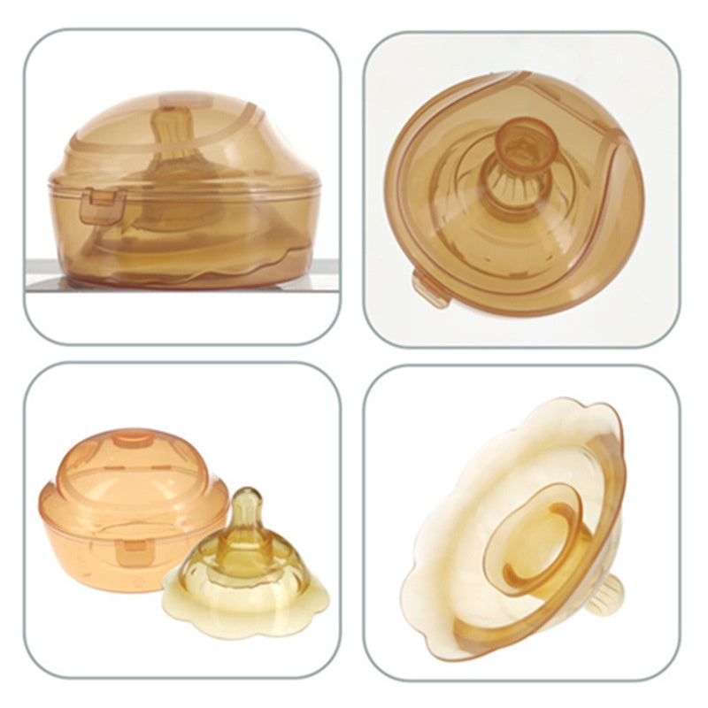 Mamelon d'alimentation interne de correction à double couche en silicone