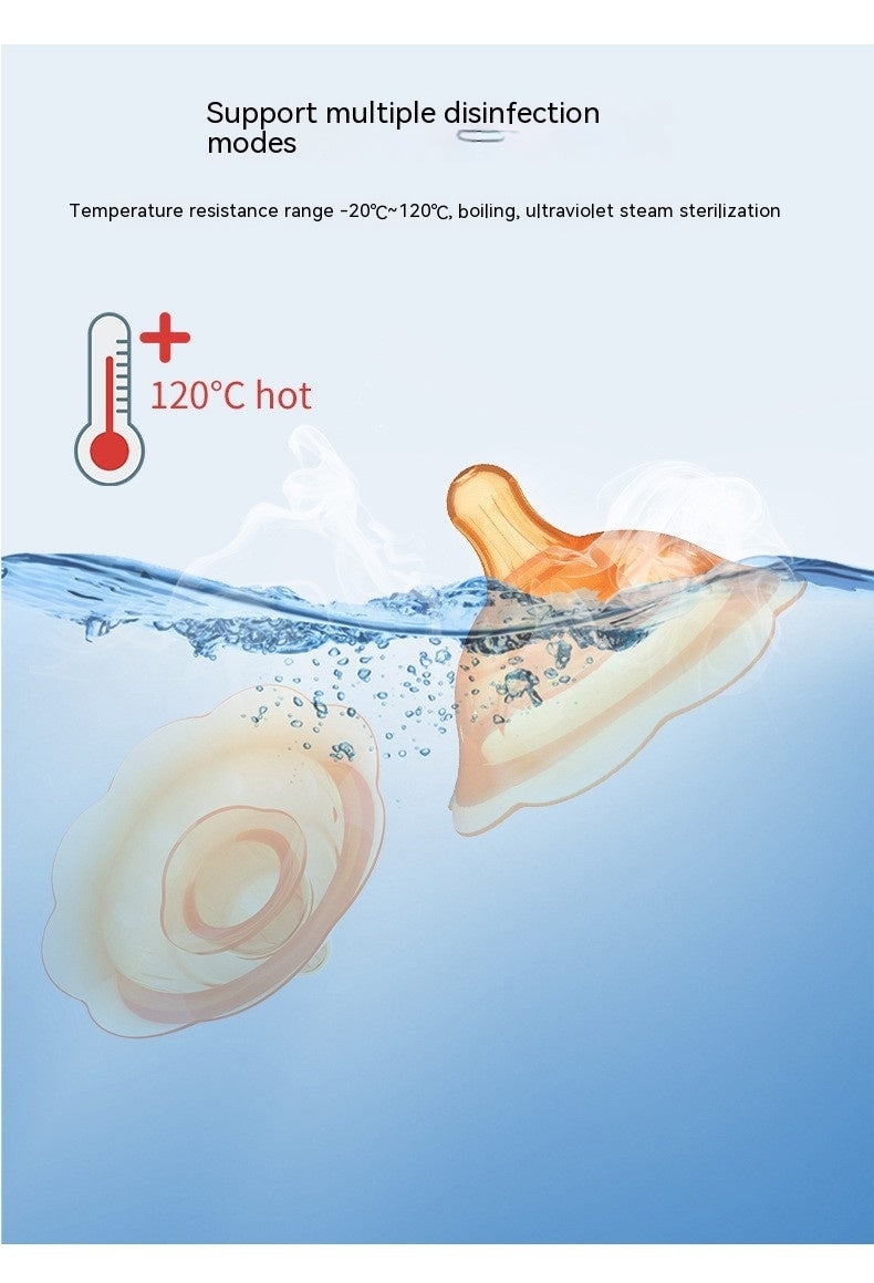 Mamelon d'alimentation interne de correction à double couche en silicone