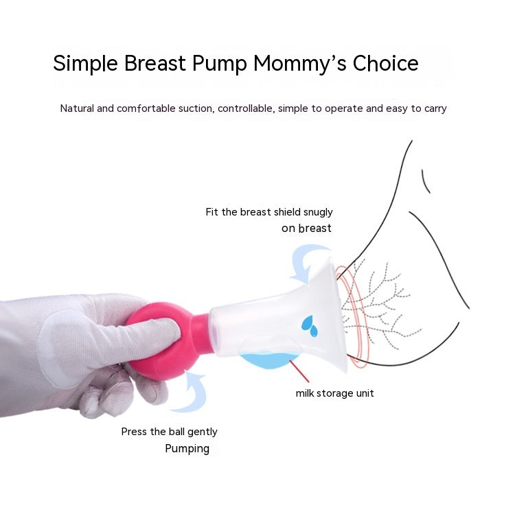 Simple manuel silicone balle Mute Portable