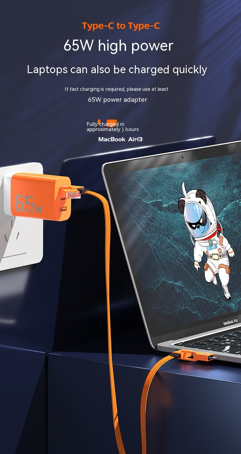 Armor Series 65W câble de données de charge rapide deux Drag deux
