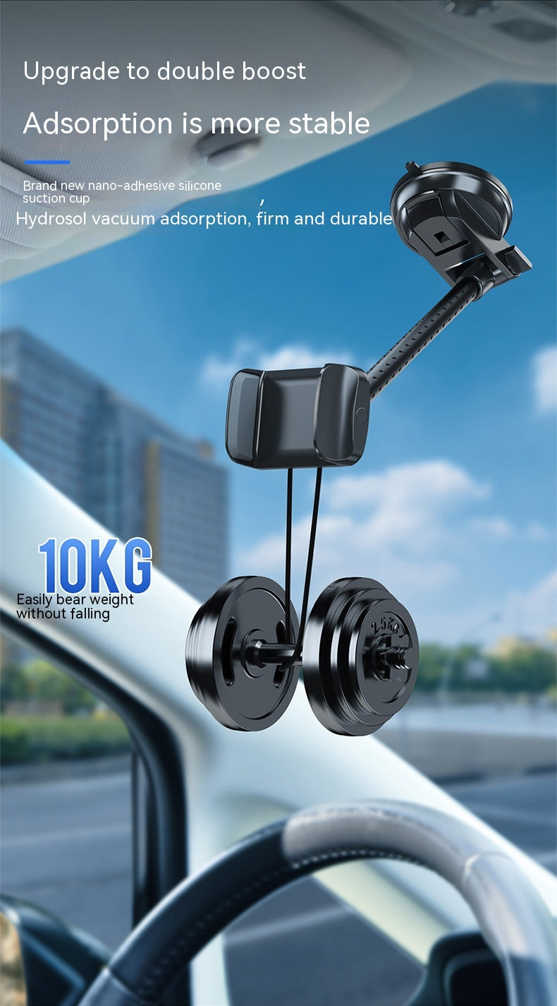 Voiture tournante universelle Mobile Mobile Bracket Double Supercharged Multi-angle Réglage Ben