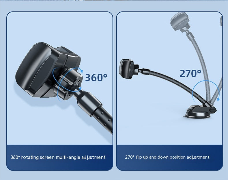 Voiture tournante universelle Mobile Mobile Bracket Double Supercharged Multi-angle Réglage Ben