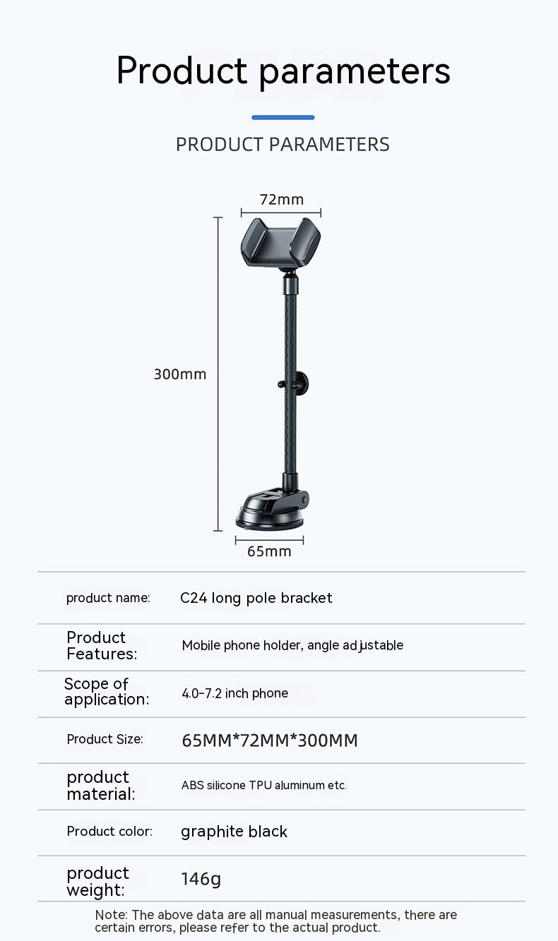 Voiture tournante universelle Mobile Mobile Bracket Double Supercharged Multi-angle Réglage Ben