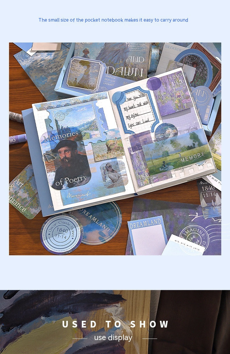 Coffret cadeau Retro Style Simple Artistic Plaid Noteboo