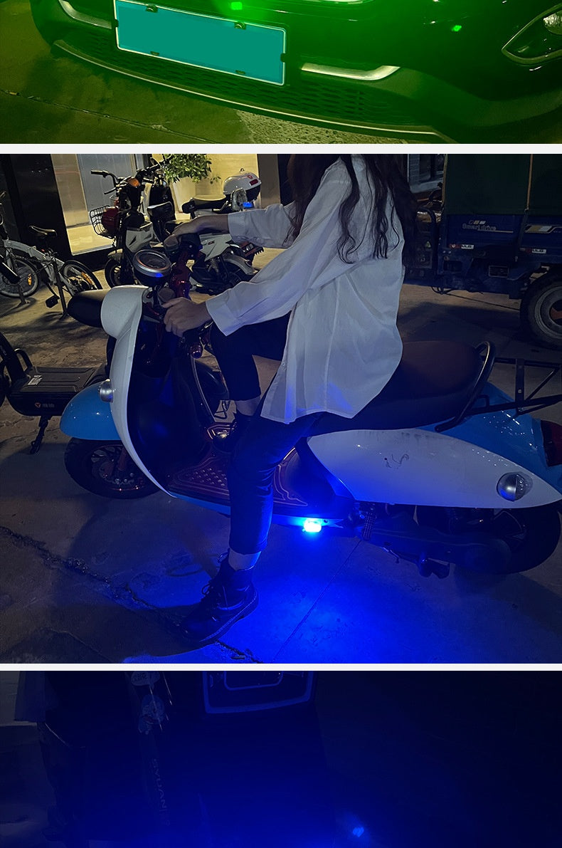 Lampes clignotantes de moto à télécommande étanches