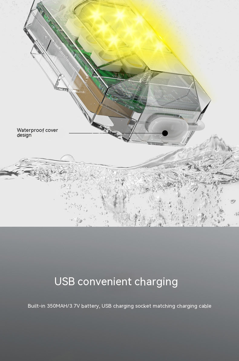 Lampes clignotantes de moto à télécommande étanches