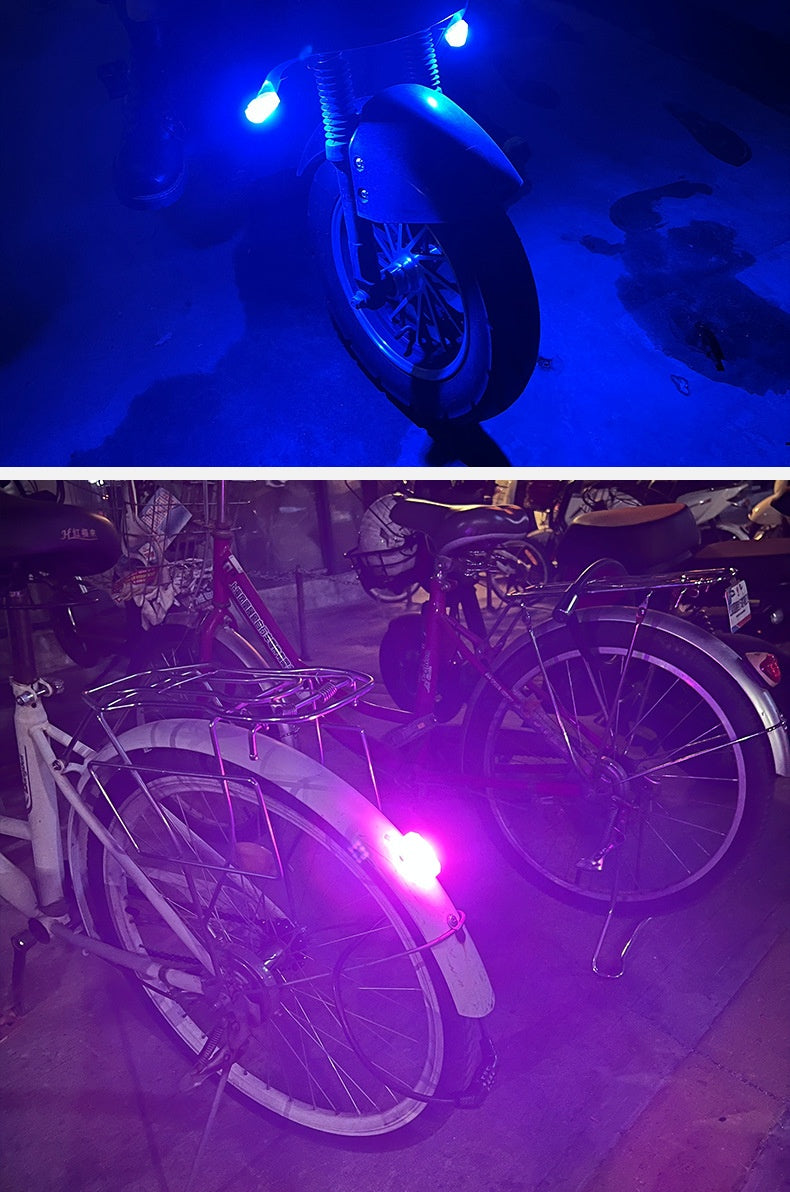 Lampes clignotantes de moto à télécommande étanches