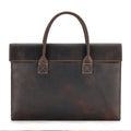 Crazy Horse cuir homme sac à main mince et portable