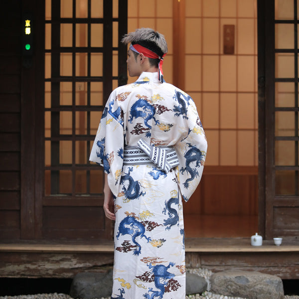 Kimono japonais épais sans ride pour hommes