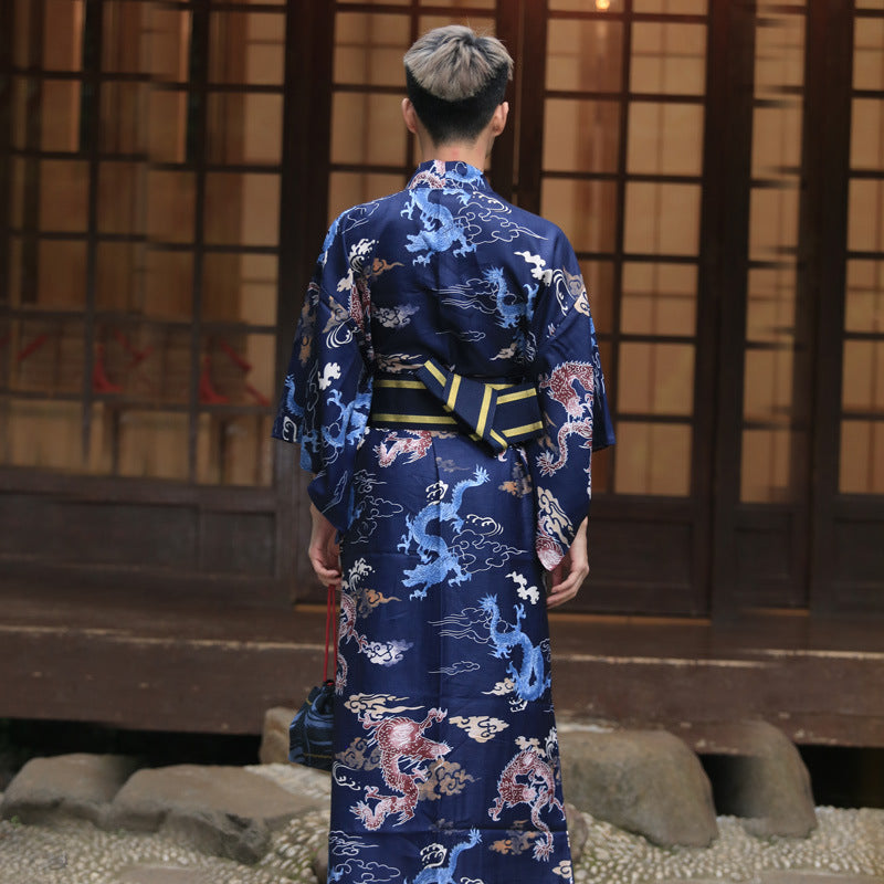 Kimono japonais épais sans ride pour hommes