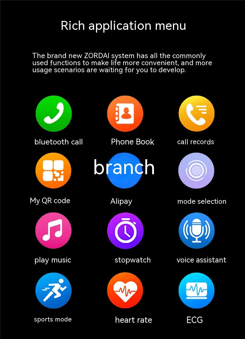 ZD5UM Bluetooth appelant la détection de l'oxygène dans le sang