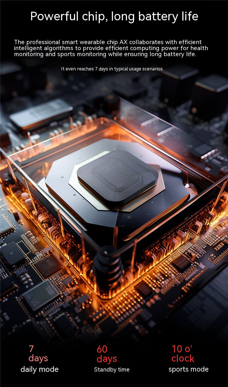 ZD5UM Bluetooth appelant la détection de l'oxygène dans le sang