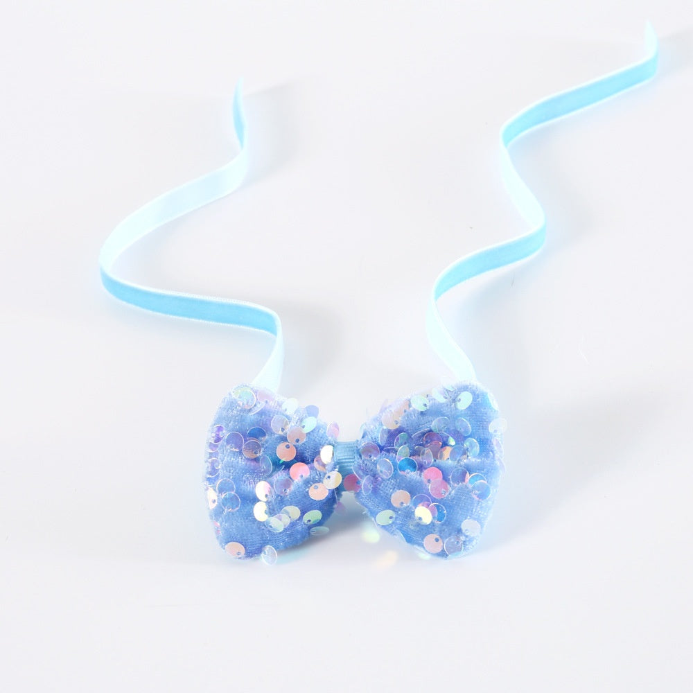 Chapeau d'anniversaire de chat Bow Tie Flower Party costume
