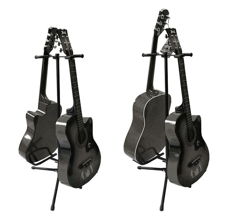 Support vertical à double tête réglable pour guitare