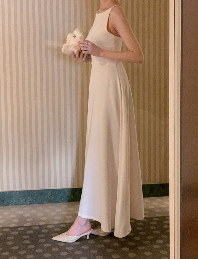 Robe de taille sans manches sans épaule